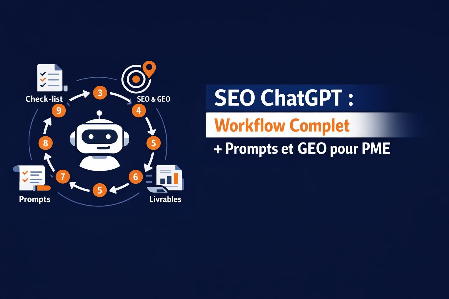 SEO ChatGPT : workflow complet + prompts et GEO pour PME