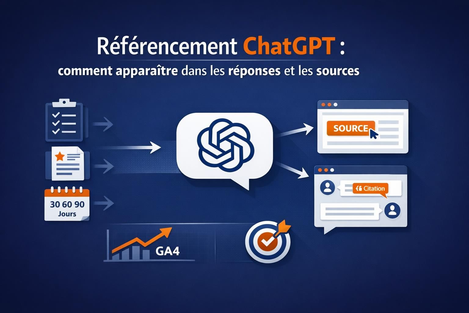 Référencement ChatGPT : comment apparaître dans les réponses et les sources