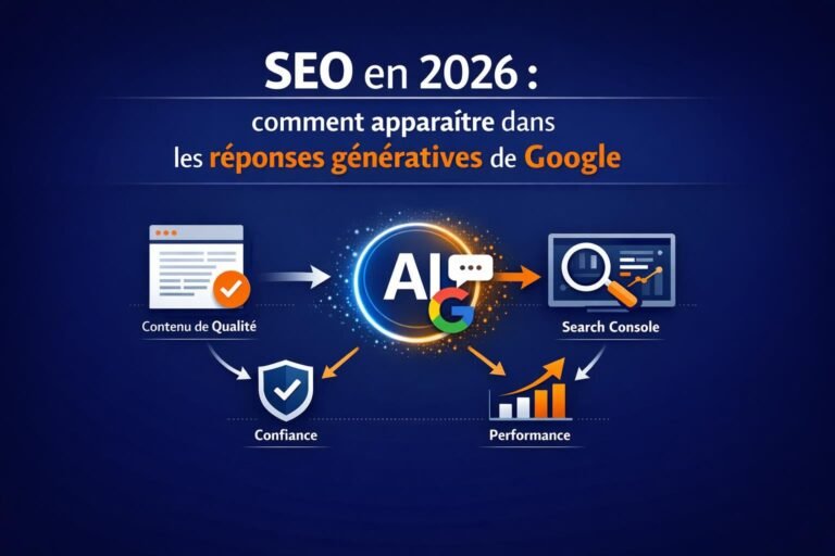 SEO en 2026 : comment apparaître dans les réponses génératives de Google