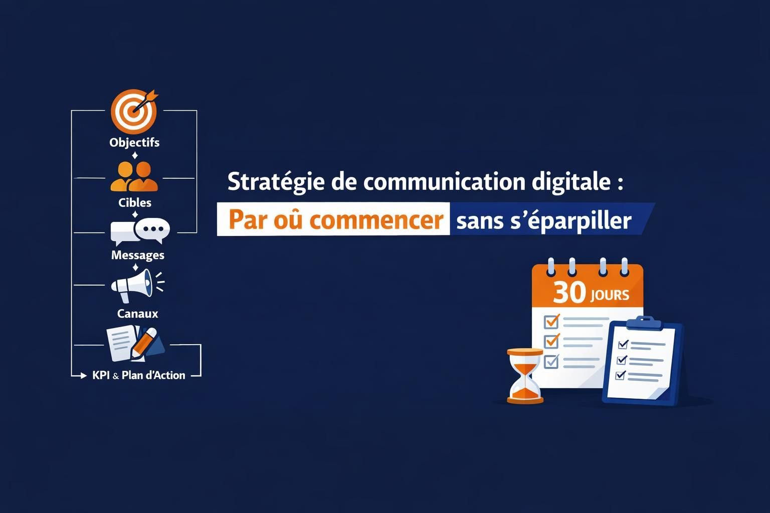 Stratégie de communication digitale : par où commencer sans s’éparpiller