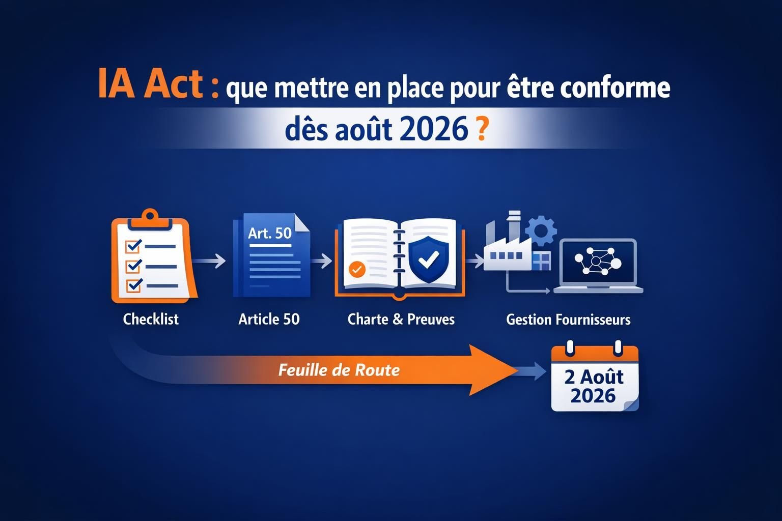 IA Act : que mettre en place pour être conforme dès août 2026 ?